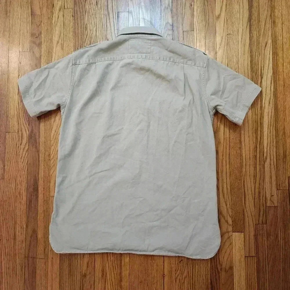 Ralph Lauren Vintage Polo Sport Mens Pop Over Shirt Size S Safari Utility - Picture 4 of 6
